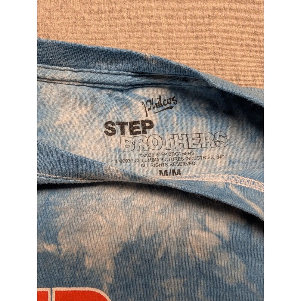 Philcos Step Brothers Blue Tie Dye Will Ferrell/John C Reilly Shirt Medium - Picture 6 of 11